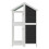 Berkfield Bird House Grey 97x81x152 cm Solid Wood Pine 3