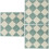 3Pcs Mini House Flooring Green Simulation Retro Floor Tile Props 5