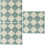 3Pcs Mini House Flooring Green Simulation Retro Floor Tile Props 6