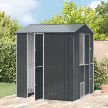 Berkfield Bird Cage Anthracite 215 x 210 x 247 cm Galvanised Steel