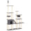 Berkfield Cat Tree with Sisal Scratching Posts Dark Grey 279 cm 2