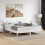 Berkfield Bed Frame without Mattress White 160x200 cm Solid Wood Pine 1