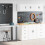 Berkfield Garage Cabinets 2 pcs White Engineered Wood 1