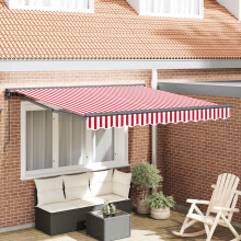 Berkfield Awning Frame Red and White 350 x 250 cm