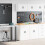 Berkfield Garage Cabinets 2 pcs White Engineered Wood 1