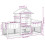 Berkfield Rabbit Hutch Grey 170x63x113 cm Solid Wood Pine 8