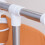 Compact Retractable Clothes Airer Sturdy Base Easy-Snow whitee 5