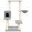 Berkfield Cat Tree with Sisal Scratching Posts Light Grey 94.5 cm 3