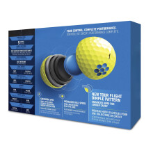 Golfball, hvit, 12 stk., pakke