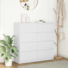 Berkfield Sideboard White 100x35x99 cm Engineered Wood