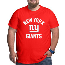 NY_Giants Herre store og høje sportskorte fodboldærmer med holdlogo til