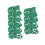 Golf Iron Head Covers Set Light Green 9 Pieces 1