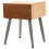 Berkfield Bedside Table Solid Fir Wood 43x38x50 cm 4