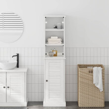 Berkfield Bathroom Furniture Set VIGO 2 pcs White and Antique White
