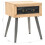 Berkfield Bedside Table Solid Fir Wood 43x38x50 cm 9