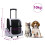 Berkfield Foldable Multipurpose Pet Trolley Grey 8
