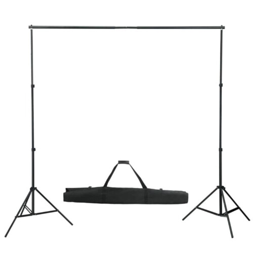 Berkfield Backdrop Support System 600x300 cm White 1