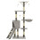 Berkfield Cat Tree with Sisal Scratching Posts 138 cm Grey 3