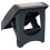 Berkfield Folding 4-Step Dog Stairs Dark Grey 5
