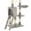 Berkfield Cat Tree with Sisal Scratching Posts 138 cm Grey 8