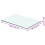 Berkfield Shelf Panel Glass Clear 40x20 cm 3