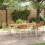 Berkfield Garden Dining Set 7 pcs Brown Solid Teak Wood 1