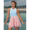 Women'S Ruffled Skirt Orange S 3