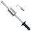 Berkfield Slide Hammer with Hook 65 cm Carbon Steel 2