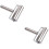 2Pcs Non-Stick Stainless Steel Rolling Pin for Baking and Dough 6
