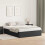 Berkfield Storage Bed Frame Black Oak 150 x 200 cm Engineered Wood 1