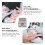 1Boîte Présentation Têtes Perceuse Ongles Aluminium Argent 4