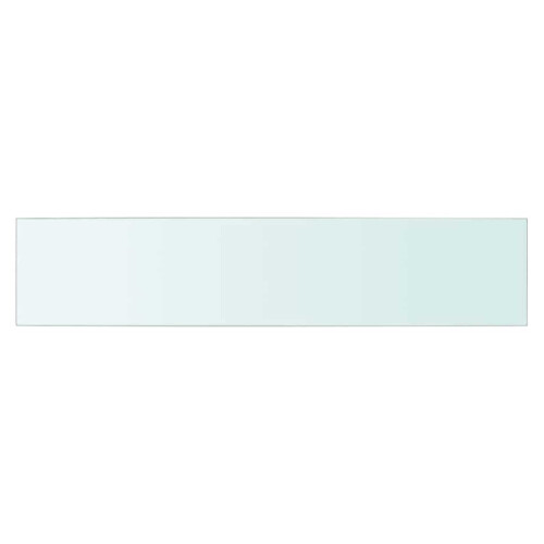 Berkfield Shelf Panel Glass Clear 70x15 cm 1