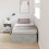 Berkfield Storage Bed Frame Concrete Grey 80 x 200 cm Engineered Wood 1