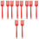 10Pcs Red Silicone Cooking Forks Ergonomic Kitchen Pasta Server Forks 3