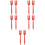 10Pcs Red Silicone Cooking Forks Ergonomic Kitchen Pasta Server Forks 6