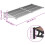 Berkfield Door Canopy Black 239x90 cm Polycarbonate 6