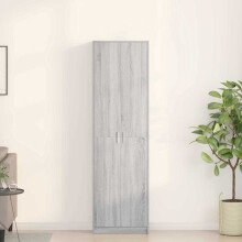 Berkfield Wardrobe with Door Grey Sonoma 55 x 25 x 189 cm Engineered Wood