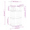 Berkfield Cat Tree with Sisal Scratching Posts Cream 118.5 cm 8
