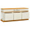 Berkfield Storage Bench Solid Paulownia Wood 100 cm 3