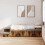 Berkfield Storage Bed Frame with Storage Smoked Oak 75 cm Engineered Wood 1