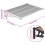 Berkfield Door Canopy Black 122x90 cm Polycarbonate 6