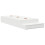 Berkfield Storage Bed Frame with Drawer White 80 cm Engineered Wood 1