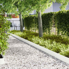 Berkfield Lawn Edging 50 pcs White 100 x 0.05 x 20 cm Cold Rolled Steel