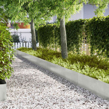 Berkfield Lawn Edging 50 pcs Silver 100 x 0.05 x 30 cm Stainless Steel
