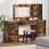 Berkfield Dressing Table with Drawer 3 pcs Smoked Oak Engineered Wood 1