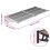 Berkfield Door Canopy Black 199x90 cm Polycarbonate 6