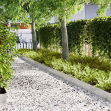 Berkfield Lawn Edging 50 pcs Silver 100 x 0.05 x 20 cm Stainless Steel