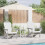 Berkfield Garden Chair 3 pcs White Polyethylene 1