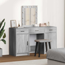 Berkfield Dressing Table with Door Grey 50 x 41 x 135 cm Engineered Wood