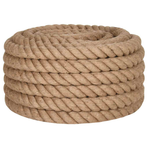 Berkfield Jute Rope 10 m Long 40 mm Thick 2